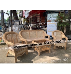 Bộ ghế sofa mây tự nhiên GM454