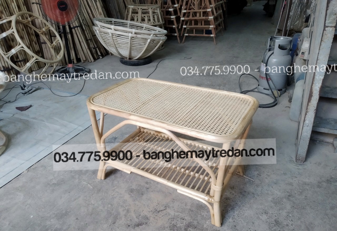 
								Bàn mây hình chữ nhật BM14