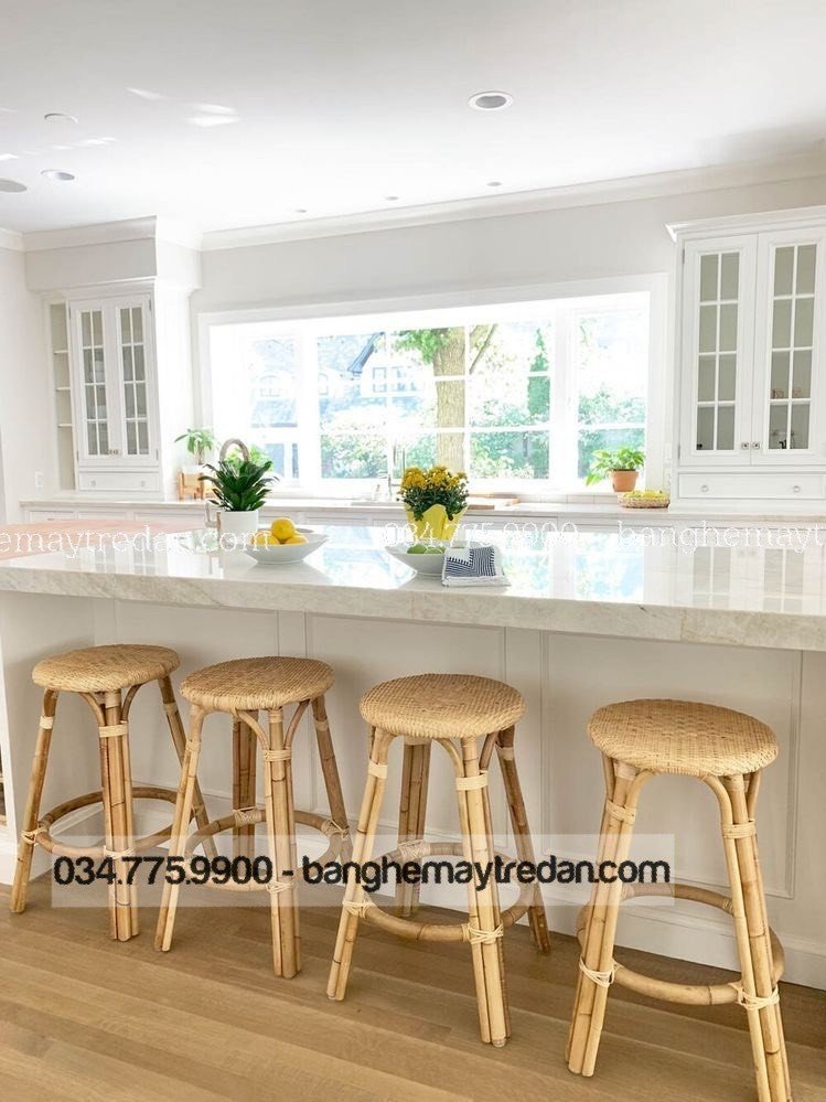
								Ghế quầy bar mây tre không tựa GM476