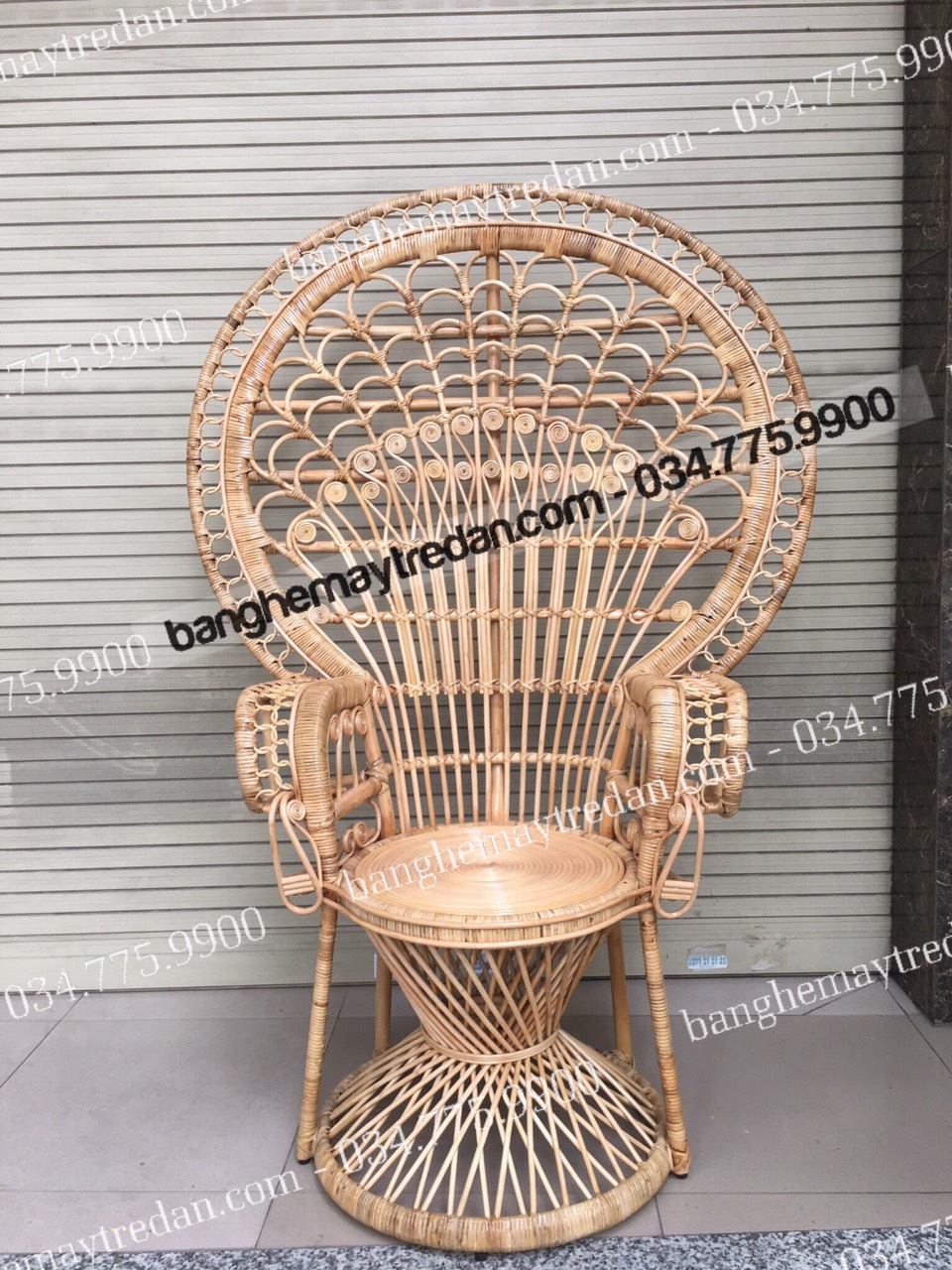 
								Ghế mây đuôi công đẹp GM311