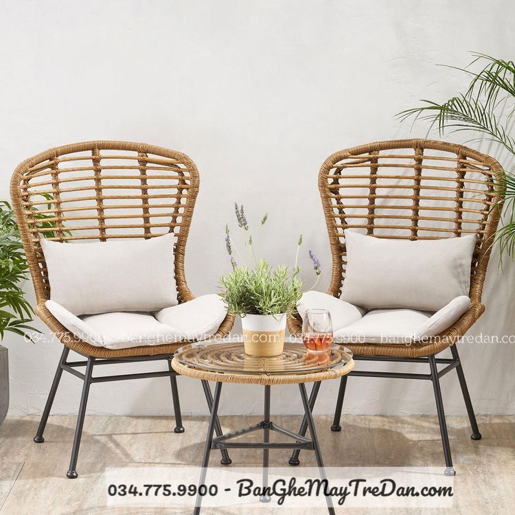 
								Ghế mây nhựa GN436