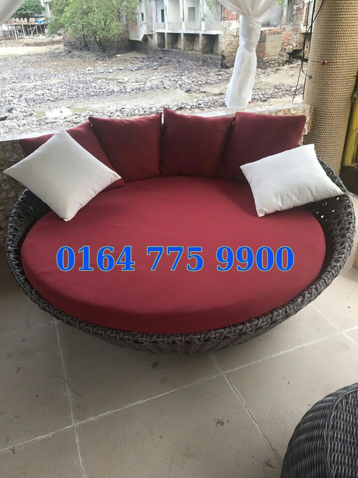 
								Giường hồ bơi đan mắt cáo hình tròn đẹp HB28