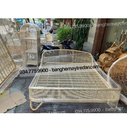 Giường song mây tự nhiên GM358