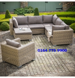 Sofa góc bằng mây nhựa GN123