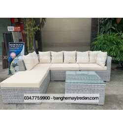 Sofa góc mây nhựa GN373