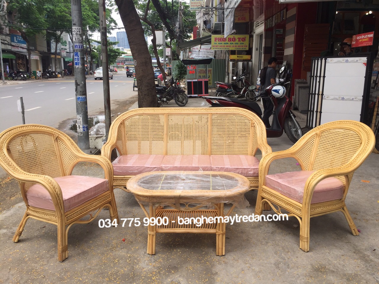 
								Salon mây tự nhiên kiểu cổ điển GM365