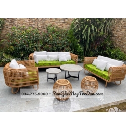 Sofa nữ hoàng mây nhựa GN445