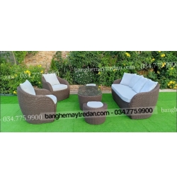 Sofa nhựa giả mây GN337