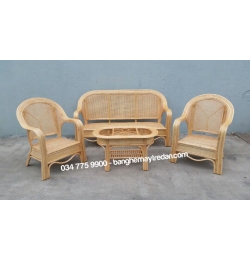 Sofa song mây tự nhiên GM418