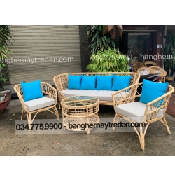 Sofa song mây phòng khách GM456