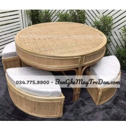 Bàn ghế mây GM522