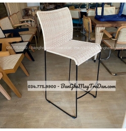  Ghế bar nhựa giả mây GN413