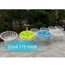Ghế papasan nhựa giả mây HB21