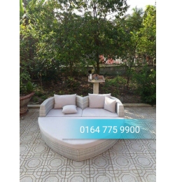 giường tắm nắng hình trái tim HB35