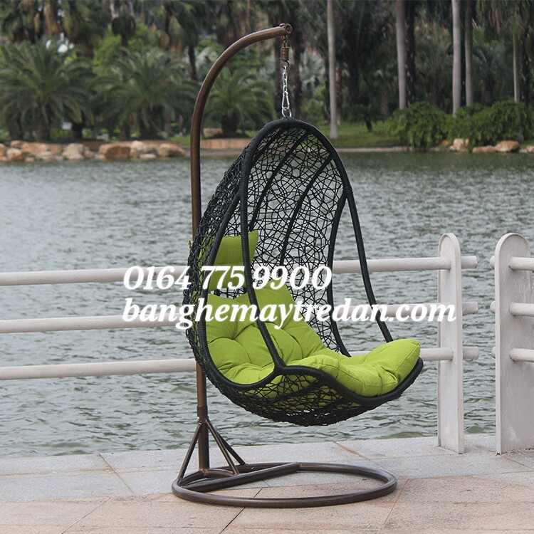 
								Xích đu trứng màu đen XN116